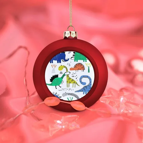Vista 197 de Boobs Funny Shatterproof Matte Christmas Balls for Tree Wreath Home Decor 1PCS