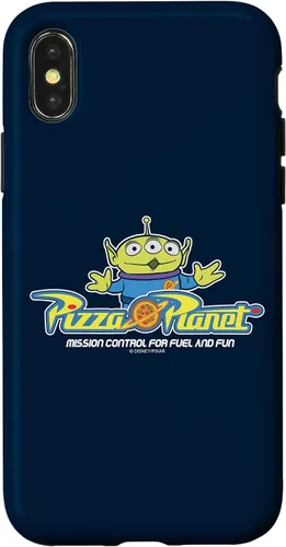 Vista 5 de Funda con logotipo de Disney Pixar Toy Story Alien Pizza Planet para iPhone 16