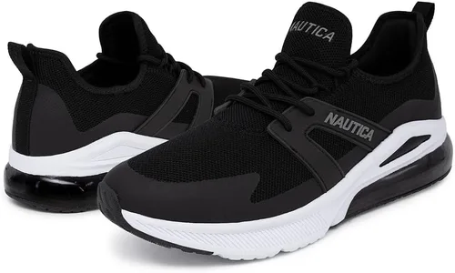 Vista 6 de Nautica Tenis deportivos para hombre Air Cushion con cordones Calzado deportivo ligero y cómodo para uso diario y entrenamiento de fitness