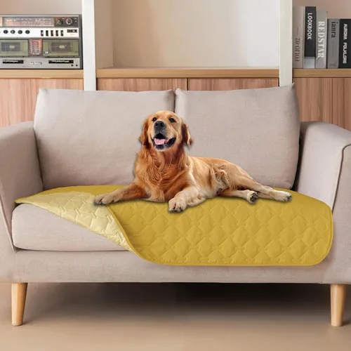 Vista 69 de gogobunny Manta para mascotas 3 veces más resistente, impermeable y a prueba de arañazos; protector de muebles reversible para perros y gatos, funda