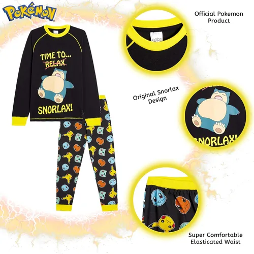 Vista 2 de Pokemon Pijamas para adolescentes, juego de pijamas Pikachu para niños, regalos