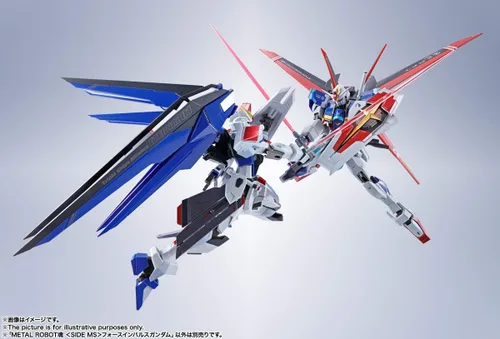 Vista 10 de TAMASHII NATIONS - Traje móvil Gundam SEED Destiny - Force Impulse Gundam, Bandai Spirits Metal Robot Spirits Coleccionable
