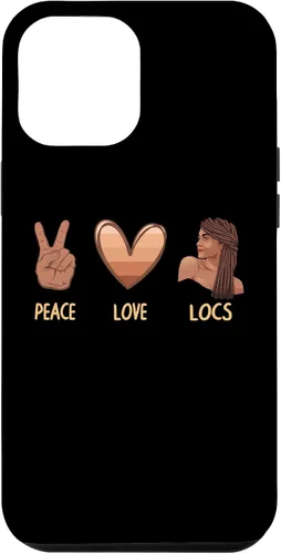 Vista 6 de Funda para iPhone 15 Cool Locs para mujeres y niñas, diseño de melanina negra