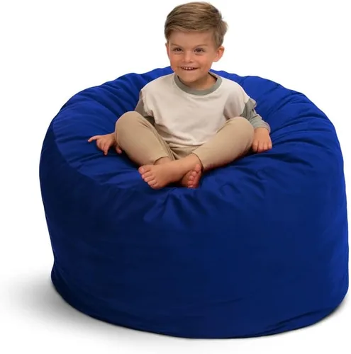 Vista 21 de ULTIMATE SACK Puf de gran tamaño de 3 pies para adultos, funda de piel