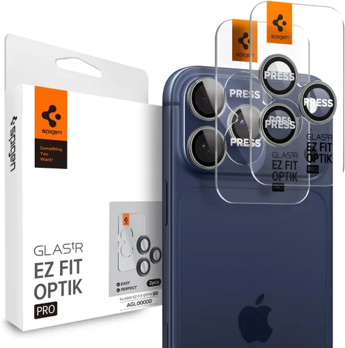 Vista 11 de Spigen Protector de pantalla para lente de cámara [GlasTR EZ Fit Optik Pro] diseñado para iPhone 17 Pro Max iPhone 17 Pro iPhone 16 Pro Max 16