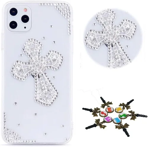 Vista 51 de Sparkle - Funda para teléfono compatible con Samsung Galaxy Z Flip 2 5G - Elegante - Funda 3D hecha a mano con diseño de diamantes de imitación