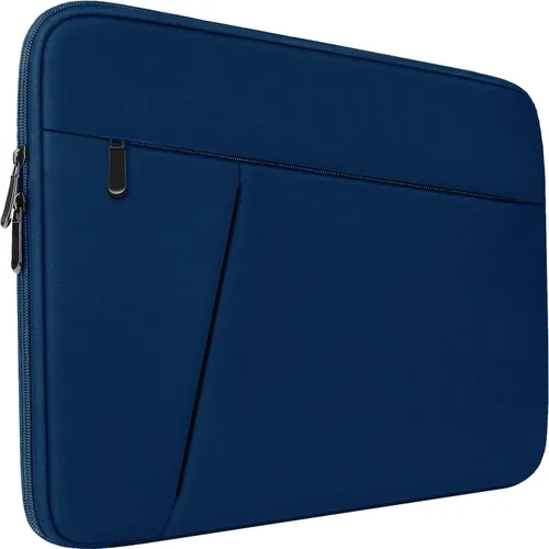 Vista 8 de Funda para portátil de 13-13.3 pulgadas, bolsa protectora para transporte de portátil, bolso para computadora compatible con MacBook Pro de 14 Negro