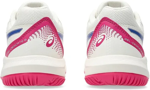 Vista 2 de ASICS Kid's Gel-Dedicate 8 GS Tennis Shoes Crema Cobalto Oscuro