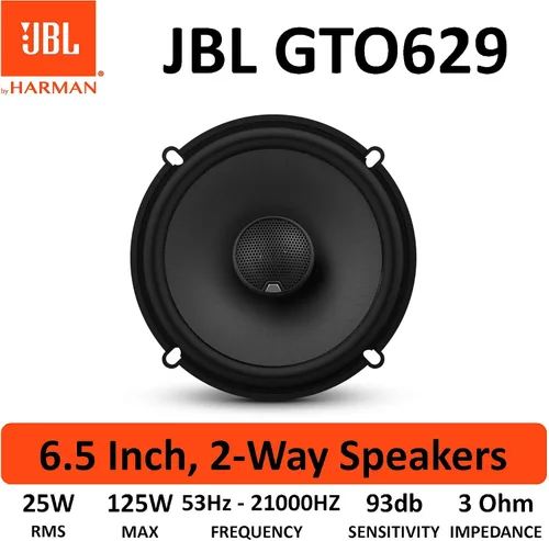 Vista 11 de JBL GTO629 - Altavoz coaxial de calidad superior de 16,5 cm, conjunto de 2