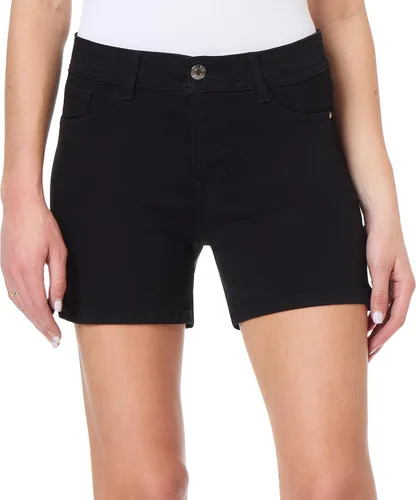 Vista 14 de Angels Forever Young Pantalones cortos de mezclilla 360 Sculpt de 5 y 7 pulgadas de entrepierna a medio muslo para mujer, tallas 6-16 5" Manhattan