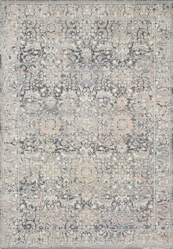 Vista 7 de Loloi Alfombra de pasillo Lucia Charcoal/Multi 2'-8" x 10