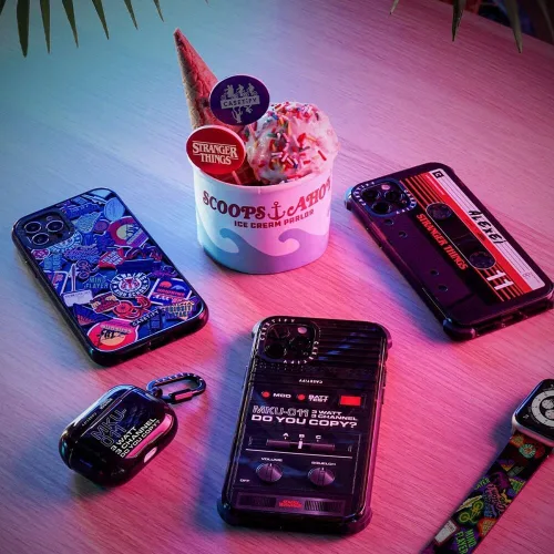 Vista 9 de Funda CASETiFY Impact Case para iPhone 12 / iPhone 12 Pro - Aries Moross - Sticker - Negro Transparente