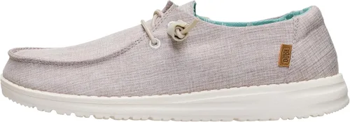 Vista 36 de Hey Dude Wendy Chambray - Zapatos para mujer, mocasines con cordones para mujer, cómodos y ligeros Aurora Blanco 2