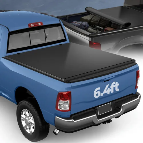 Vista 13 de Auto Dynasty Cubierta FRP Tonneau de perfil bajo para Ram 1500 2019-2025