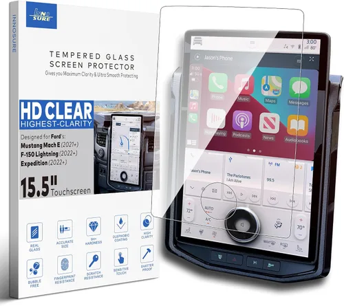 Vista 7 de [Antideslumbrante] Protector de pantalla de vidrio templado para Ford F-150 (2021-2025), F-150 Lightning (2022-2025), Expedition (2022-2024)