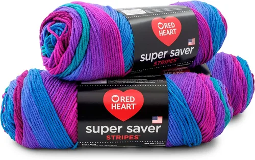 Vista 23 de RED HEART Paquete de 3 hilos Super Saver, ARAN paquete de 3