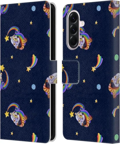 Vista 35 de Head Case Designs Officially Licensed Carla Morrow Colorful Space Dice Patterns Leather Wallet Case Compatible with Samsung Galaxy A07 4G