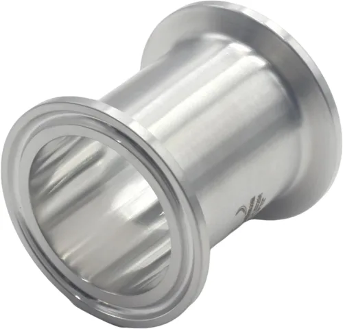 Vista 2 de HFS (R) 1,5 "Sanitaria Tri Clamp Spool 2" Longitud Acero inoxidable 304 Tubería redonda