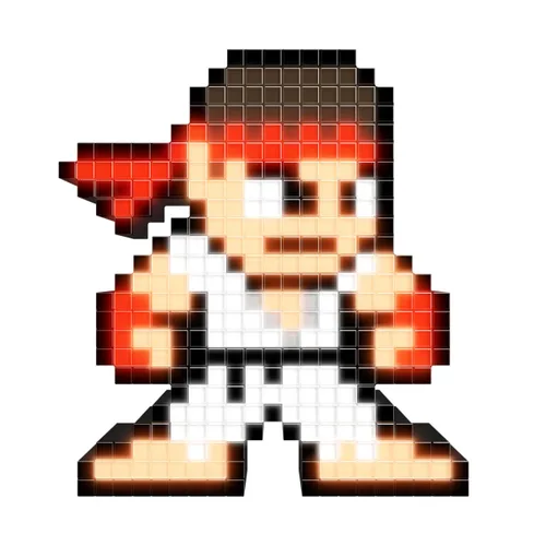 Vista 6 de PDP Pixel Pals Capcom Street Fighter Ryu Figura iluminada coleccionable, no específica de la máquina