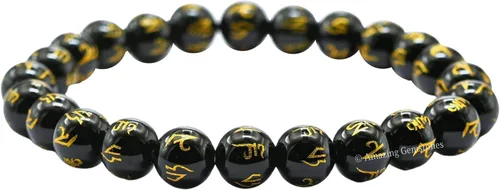 Vista 241 de Amazing Gemstone Crystal Bracelet for Women Men's Gifts - Protection Healing Crystal Bracelet - 8mm Gemstone Beaded Stretchable Bracelet Pulseras