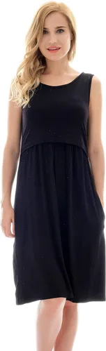 Vista 2 de Bearsland - Vestido de maternidad sin mangas para mujer con bolsillos