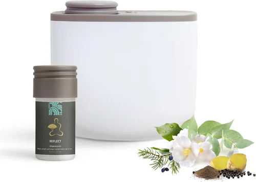 Vista 9 de Mini difusor para el hogar y recarga de fragancia, difusor de pared enchufable, colección de hotel de lujo, notas aromáticas de eucalipto, salvia