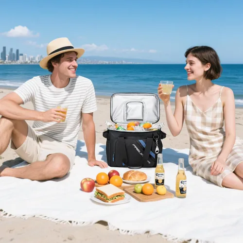 Vista 8 de Maelstrom 30 Can Collapsible Soft Cooler Bag with Quick Access Opening 5-layer Insulation,16h Cold, Leakproof, Waterproof, Multiple Pockets