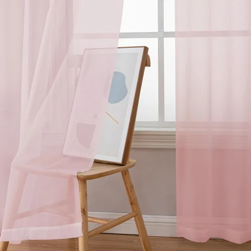 Vista 194 de Aiyufeng 2 paneles de cenefa transparente negra de 14 pulgadas de largo, cortinas cortas negras transparentes para dormitorio, cortinas de cocina