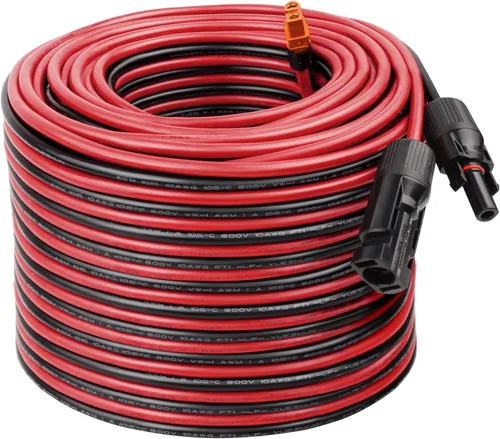 Vista 12 de MOOKEERF Cable solar a XT60i – 2 piezas de panel solar de 2 pies a XT60i adaptador adaptador cable de extensión para estación de energía portátil