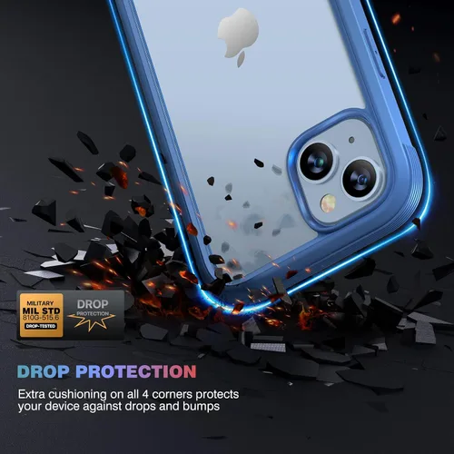 Vista 429 de DIACLARA - Funda transparente compatible con iPhone XR 6.1 pulgadas 2018