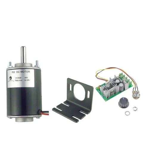 Vista 14 de CHANCS Motor de engranaje eléctrico de poco ruido del eje común del poder más elevado CH-3420 24V DC 7000RPM del alto esfuerzo de torsión