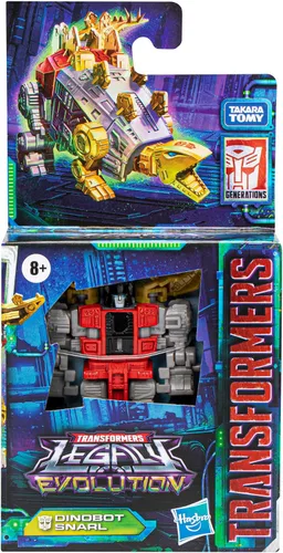 Vista 2 de Transformers Toys Legacy Evolution Core Class Dinobot Snarl Toy - Figura de acción de 3.5 pulgadas para niños y niñas a partir de 8 años