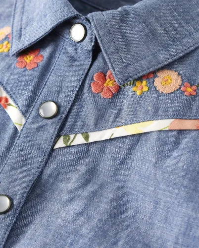 Vista 2 de Gymboree Camisetas sin mangas con gráficos bordados para niñas y niños pequeños