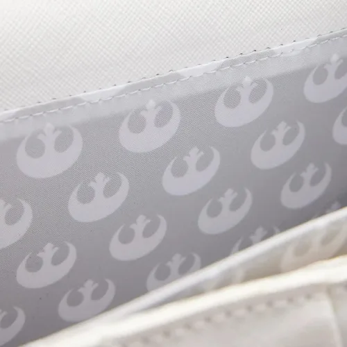 Vista 6 de Loungefly Star Wars Sac à dos Princess Leia Correa de cadena blanca Cosplay
