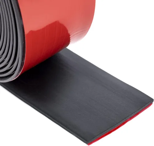 Vista 15 de Tiras de goma de neopreno con parte trasera adhesiva, junta autoadhesiva para acolchado de alfombrilla, 1 pulgada de ancho x 1/5 pulgadas de grosor