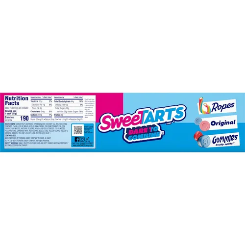 Vista 9 de SweeTARTS Mini masticable, caramelo, frutas mixtas, 1.8 onzas, 24