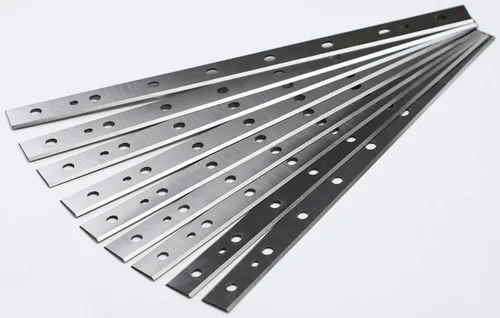 Vista 2 de HSS - Cuchillas cepilladoras para DW735 de 13 pulgadas (DW7352 735X) tratadas térmicamente, doble cara, juego de 9 piezas de repuesto
