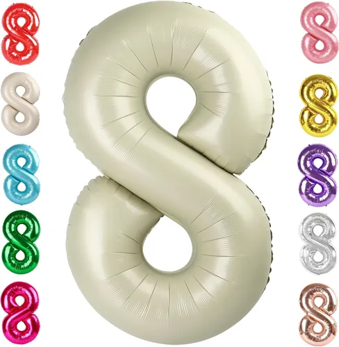 Vista 105 de Globos del números 0 de 40 pulgadas para formar los números 10, 20, 30, 40, 50, 60, 70, 80, 90, 100, para decoración de cumpleaños, bodas, eventos
