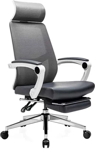 Vista 7 de Commercial Ergonomic High Back Executive Mesh Chair, with Adjustable Lumbar Support, Headrest(D)