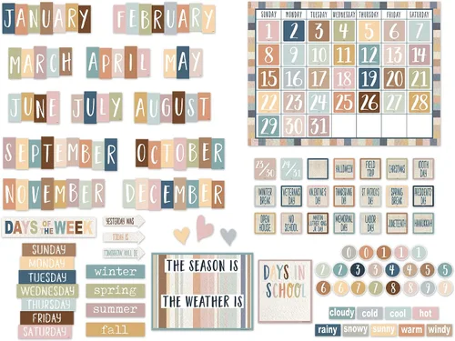 Vista 2 de Teacher Created Resources Todos son bienvenidos calendario pizarrón de anuncios (TCR7119)