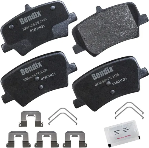 Vista 20 de Bendix Priority1 CFC154 - Juego de pastillas de freno de disco para Avanti II, Century, LeSabre, Regal, Riviera, chasis comercial, DeVille