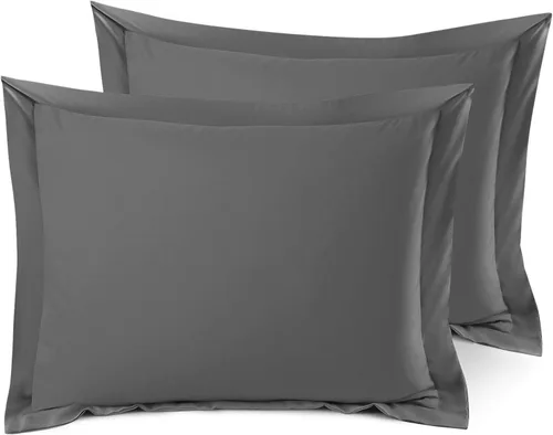 Vista 12 de Nestl Juego de 2 fundas tipo sham de almohada suaves - Fundas de almohada de microfibra de doble cepillado - Fundas de almohada de cama premium