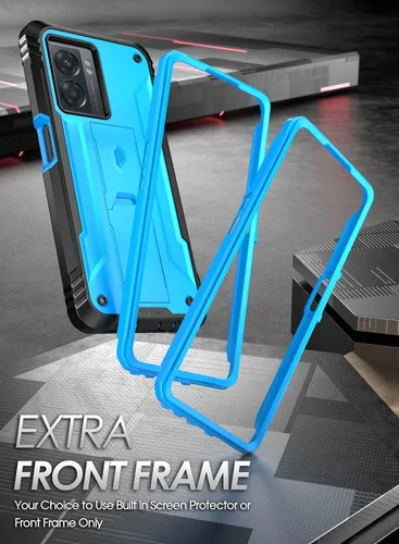 Vista 5 de Poetic Revolution Series - Funda protectora para OnePlus Nord N300 5G, de cuerpo completo, resistente de doble capa, a prueba de golpes, con función