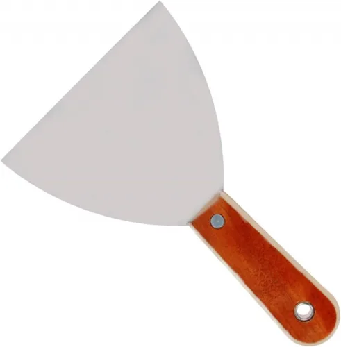 Vista 2 de Utoolmart Cuchillo de masilla de 1 a 6 pulgadas con mango de madera y raspador flexible de pared de acero al carbono, cuchillo de cinta de yeso
