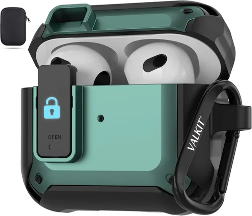 Vista 59 de for Airpods Pro 2 Case Cover with Magnetic Lock Lid, Black