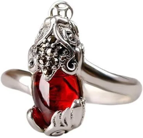 Vista 8 de Anillo de mantra Feng Shui Pixiu 2023, anillo Pixiu Feng Shui para hombres y mujeres, anillo ajustable para riqueza y protección, amuleto de dinero