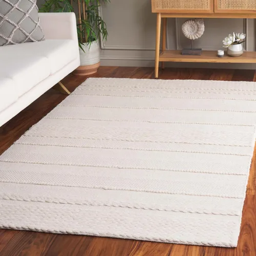 Vista 11 de SAFAVIEH Natura Collection - Alfombra decorativa de 2 x 3 pies, natural, lana hecha a mano, ideal para zonas de alto tráfico en entrada, sala