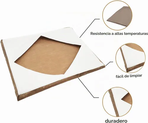 Vista 3 de Cubierta de placa de prensa térmica, antiadherente resistente a altas temperaturas, protector de teflón para proteger la sublimación de la máquina