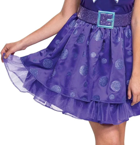 Vista 5 de Disfraz de Minnie Mouse de Disney, Potion Purple Deluxe para mujer, vestido de fiesta glamoroso y traje de personajes, Púrpura