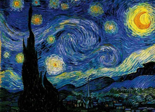 Vista 6 de Estuche para gafas Vincent van Gogh Noche estrellada Presente paño de limpieza Estuches ligero Estable Arte, Varios